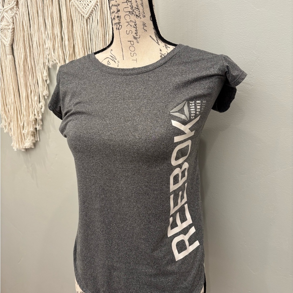 Reebok Women's Charcoal Tee with Logo